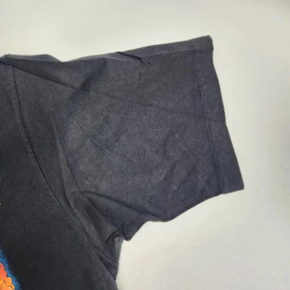 Harley Davidson 1996 Wolf Flames Shirt No Boundaries Size Large CUT NECK AND HEM - Picture 6 of 10